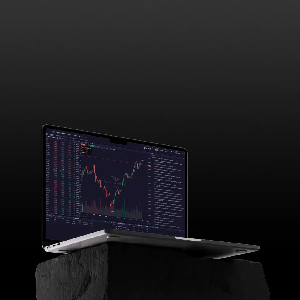 laptop metatrader screen